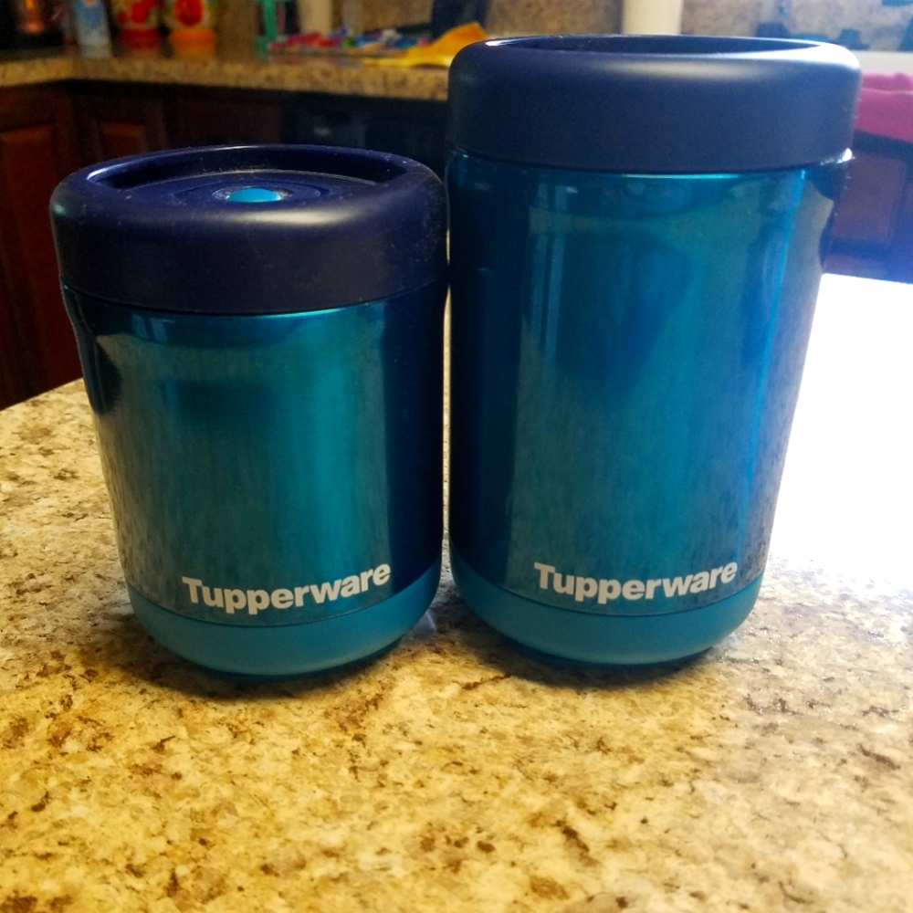 *NEW* TUPPERWARE THERMOS SET OF 2